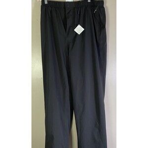 ProQuip Tourflex Pants Waterproof Golf Over  Black Men's Size XL Teflon Rain